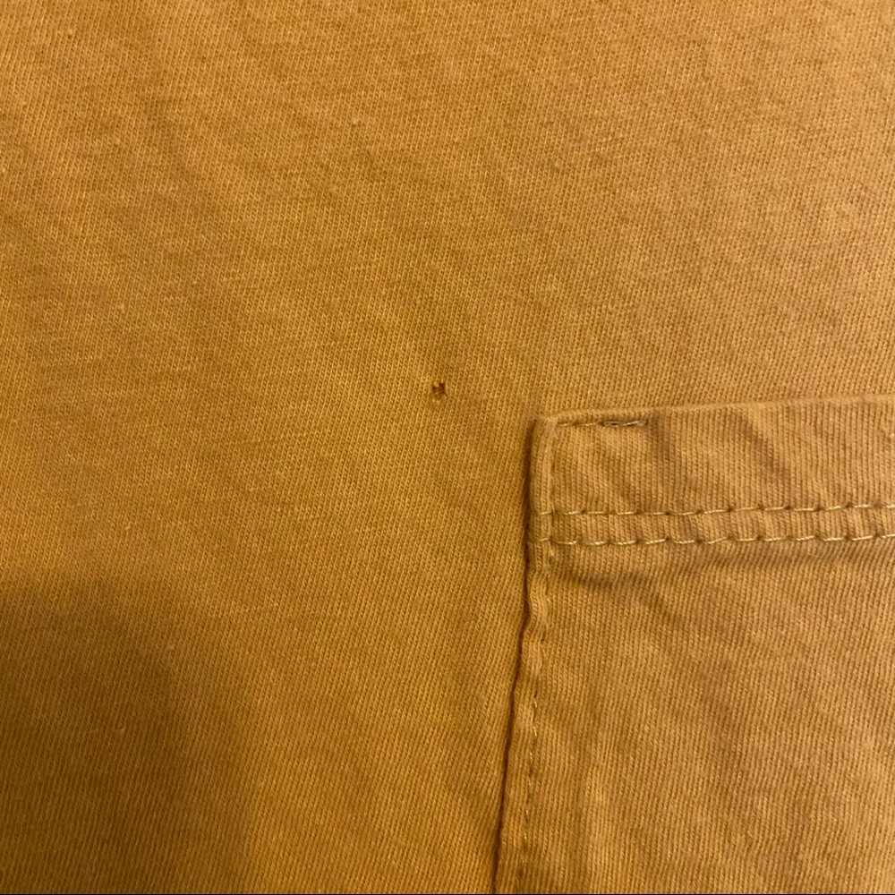 Gold Ruffle Hem Tee - Picture 3 of 3